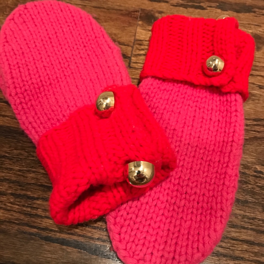 Kate Spade wool mittens